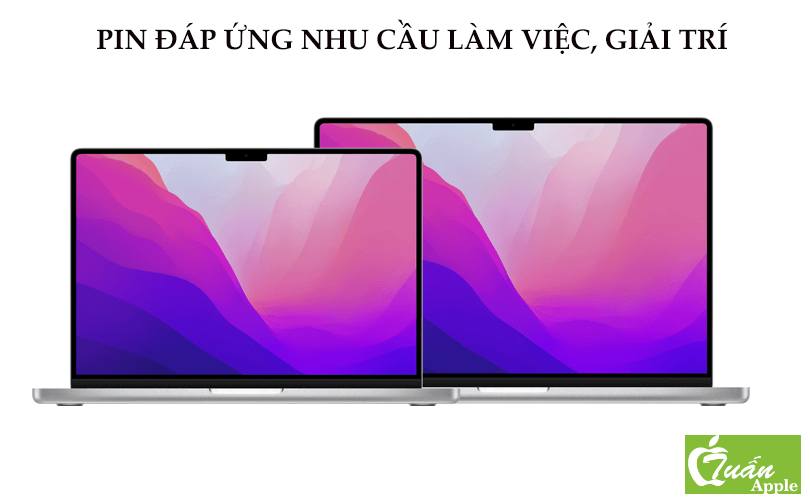 Thời gian MacBook Pro 14 inch 2021 M1 Pro 8 CPU – 14 GPU 16GB - 512GB cũ 99%