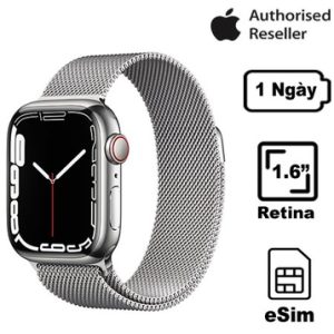 Apple Watch Series 7 41mm (4G) Viền thép dây thép | Chính hãng VN/A