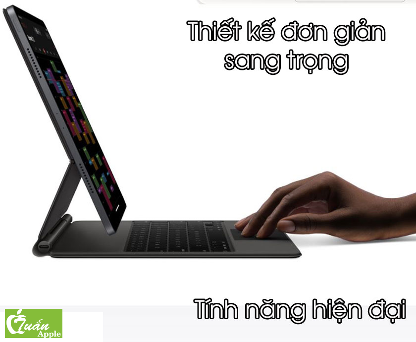 Bàn phím Apple Magic Keyboard + Trackpad cho iPad Pro 12.9 2021