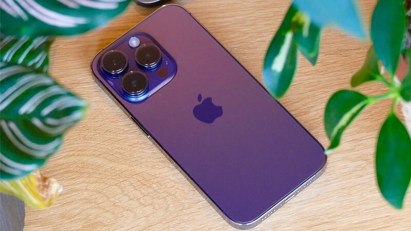 Deep Purple là phiên bản màu đặc trưng nhất trên iPhone 14 Pro