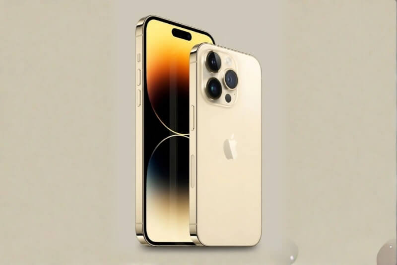 Phiên bản Gold trên iPhone 14 Pro 