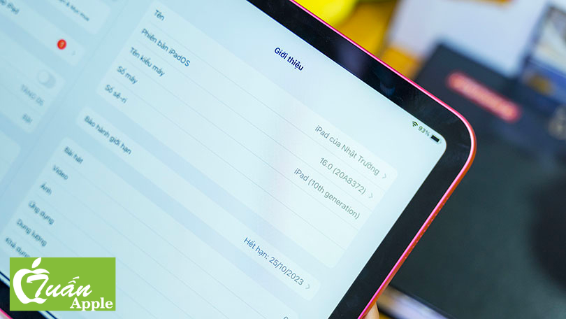 iPad 10.9 inch 2022 Wifi + 5G 256GB