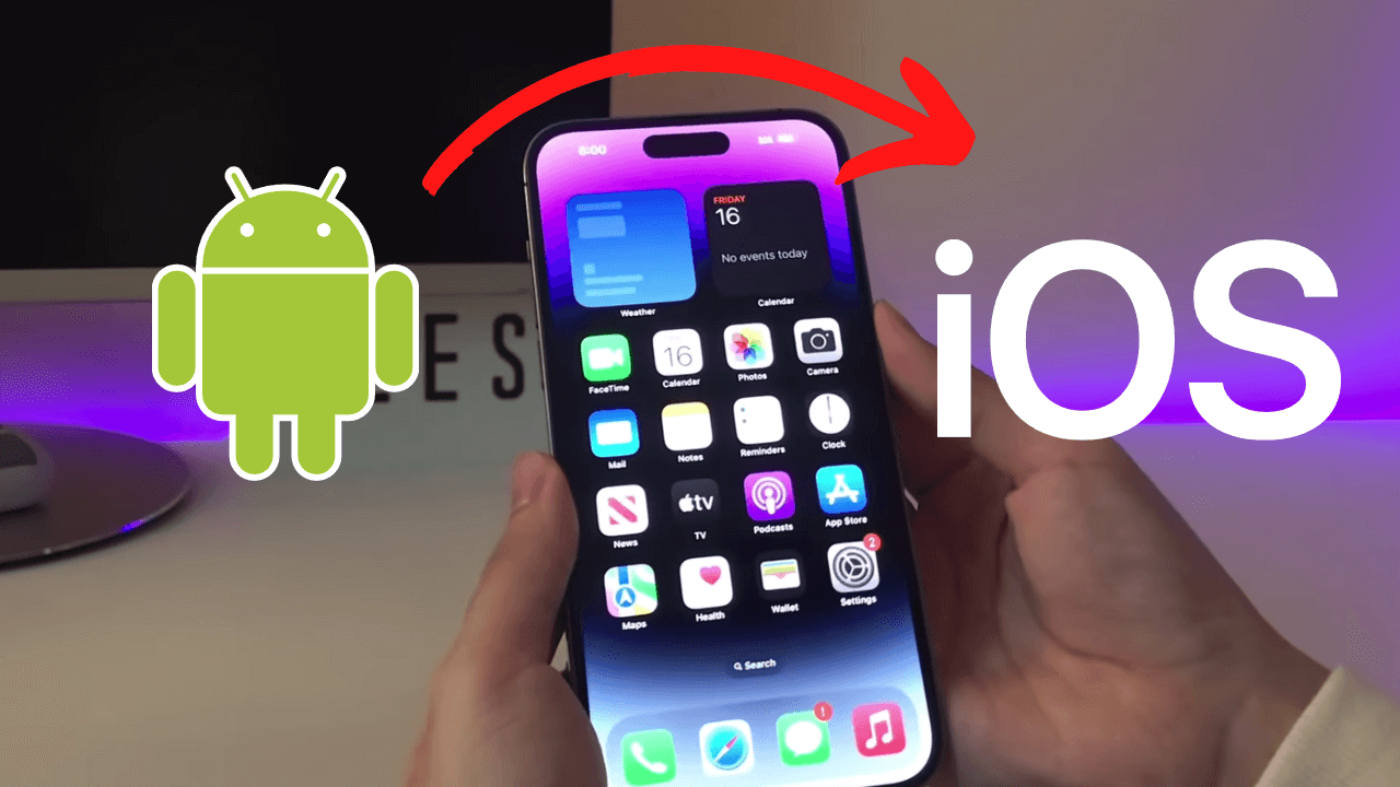 chuyển dữ liệu android qua iphone