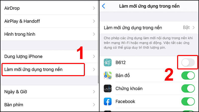 chế độ tiết kiệm pin trên iphone