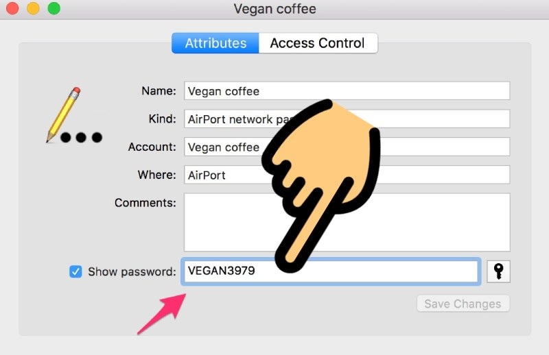 Xem mật khẩu wifi qua Macbook
