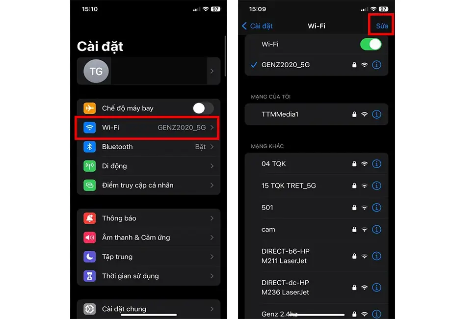 Cách xem lại mật khẩu Wi-Fi đang kết nối