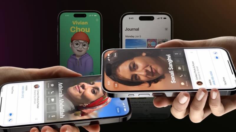 namedrop trên ios 17 mới