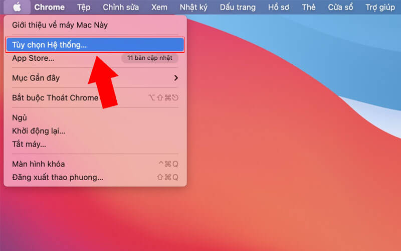 Cách đổi vị trí phím MacBook