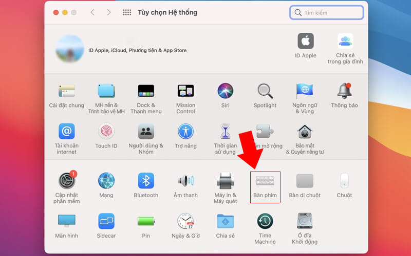 Cách đổi vị trí phím MacBook