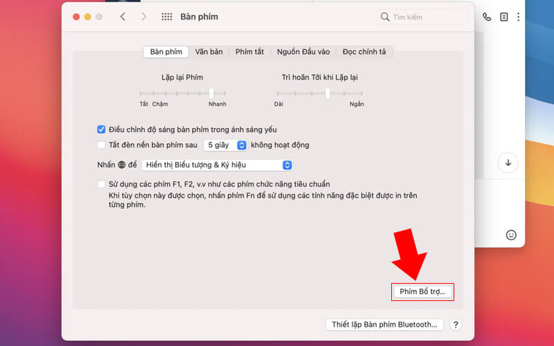 Cách đổi vị trí phím MacBook
