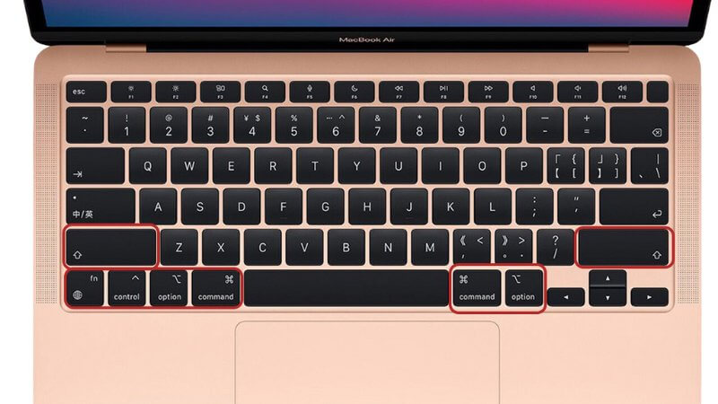 phím bổ trợ macbook