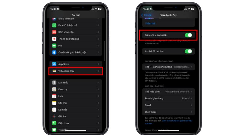 Cách sử dụng Apple Pay không cần mở khóa màn hình