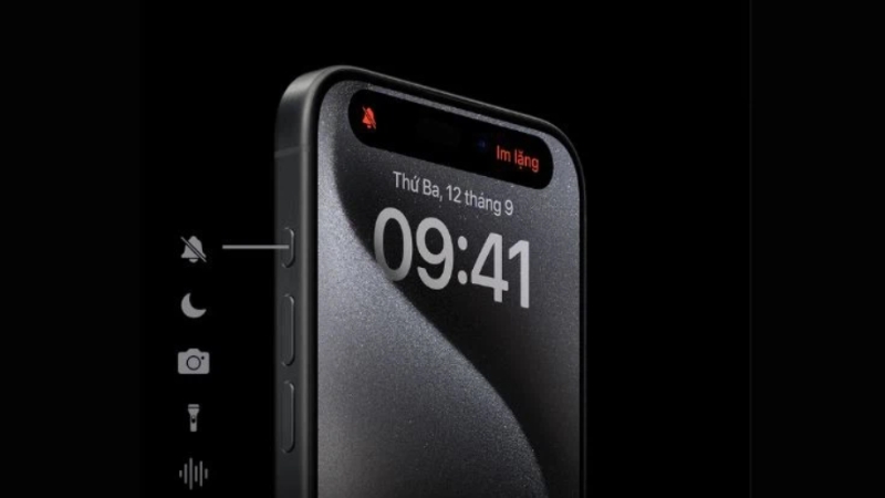 nút action trên iphone 15 pro max