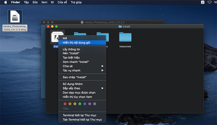 Hướng cách cài đặt photoshop miễn phí cho Macbook