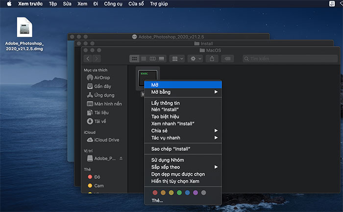Hướng cách cài đặt photoshop miễn phí cho Macbook