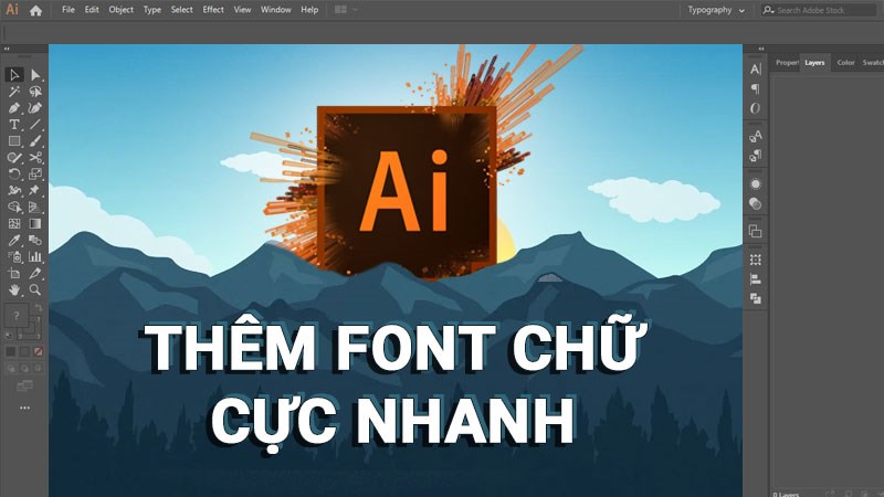 Giới thiệu Font chữ của illustrator