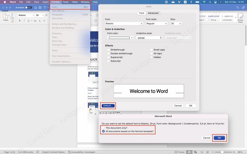 Cách thêm font chữ vào Word trên Macbook