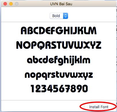 Cách cài font Tiếng Việt cho Macbook nhanh chóng
