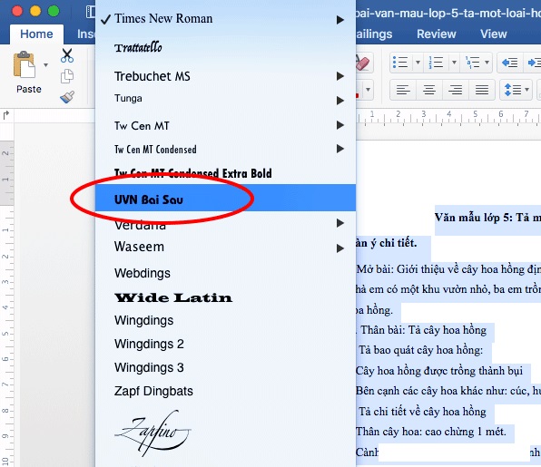 Cách cài font Tiếng Việt cho Macbook nhanh chóng