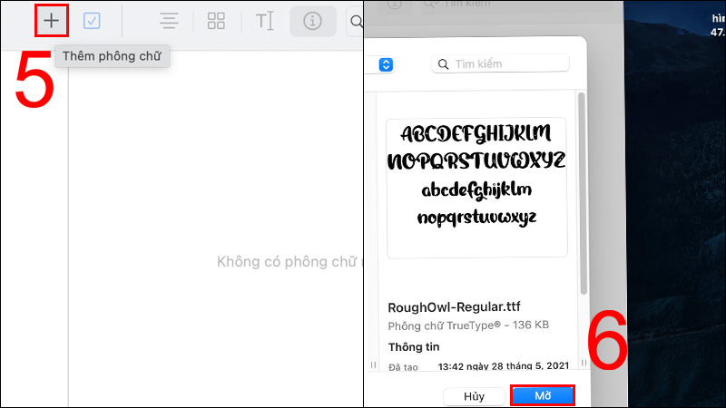 Thêm Font chữ tiếng Việt cho Macbook