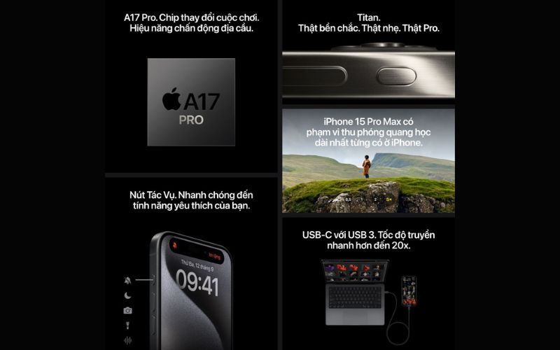 Khám phá những tính năng nổi bật của iPhone 15 Pro 256GB cũ