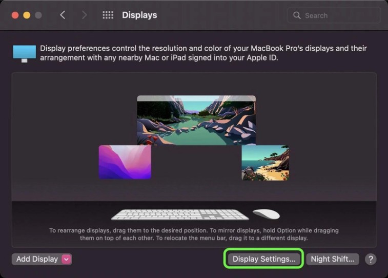 Cách kiểm tra tần số quét màn hình Macbook