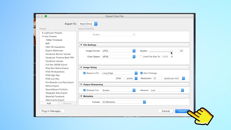 Cách sử dụng lightroom trên Macbook