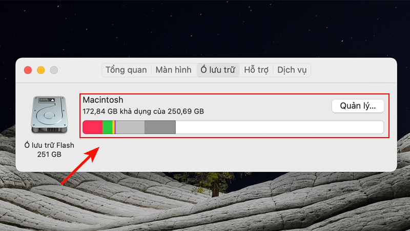 Cách xem cấu hình máy Macbook Air