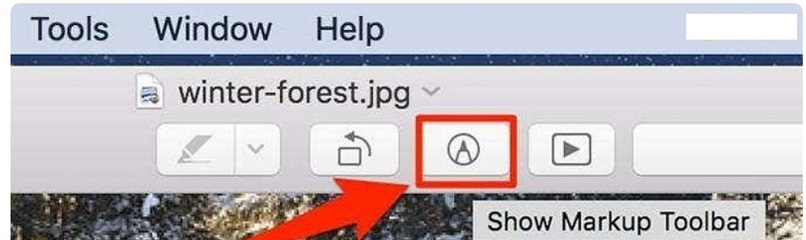 Cách cắt ảnh trên Macbook bằng Sử dụng ứng dụng xem trước 