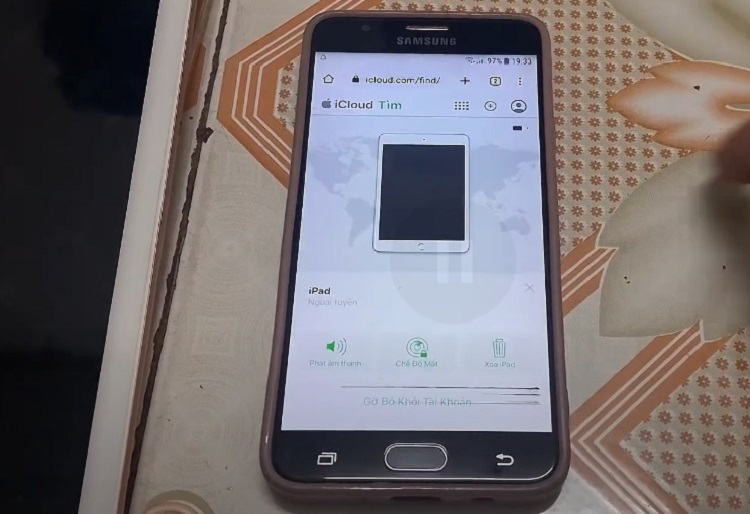 Cách mở khóa iPad không cần máy tính bằng chức năng tìm iPhone trên iCloud