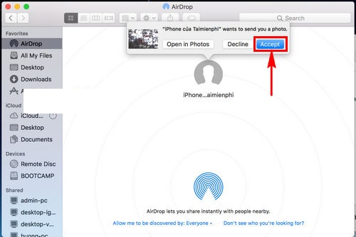 Chuyển dữ liệu qua Bluetooth 