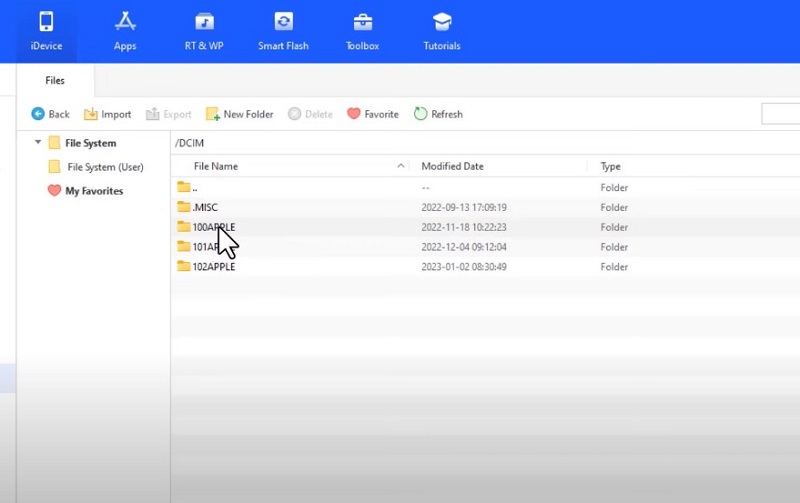 Chuyển dữ liệu từ iPad sang máy tính bằng 3utools
