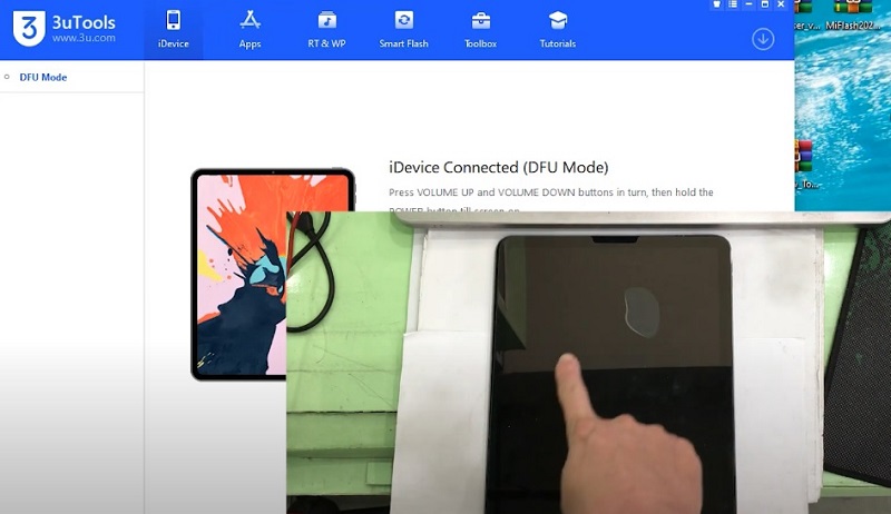 Dùng DFU Mode để khôi phục iPad