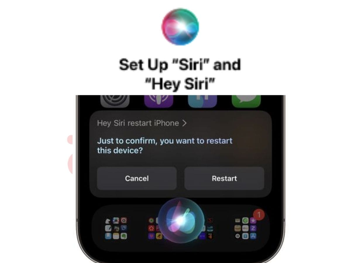 Sử dụng tính năng Hi Siri để tắt Ipad khi bị đơ