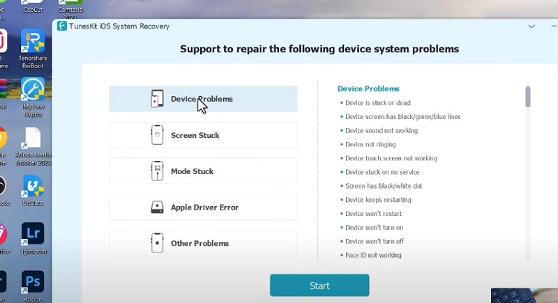 Cách sửa lỗi iPad bị đơ không tắt được nguồn bằng cách sử dụng phần mềm iOS System Recovery