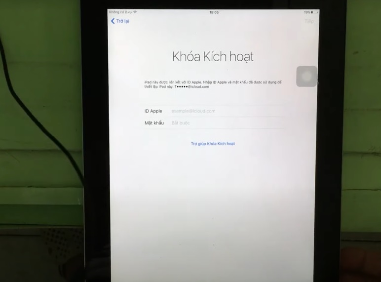 Nguyên nhân iPad bị khóa kích hoạt
