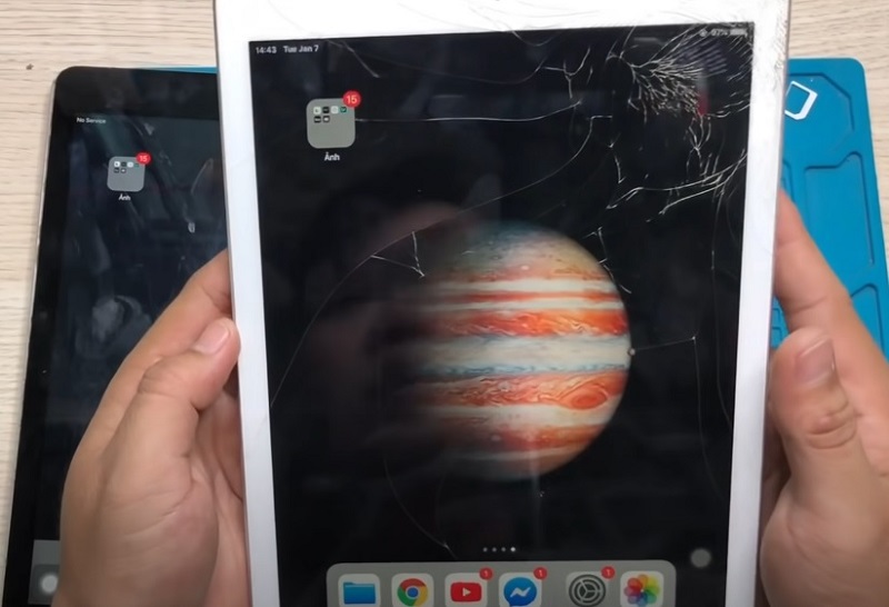 Nguyên nhân màn hình iPad bị nhấp nháy
