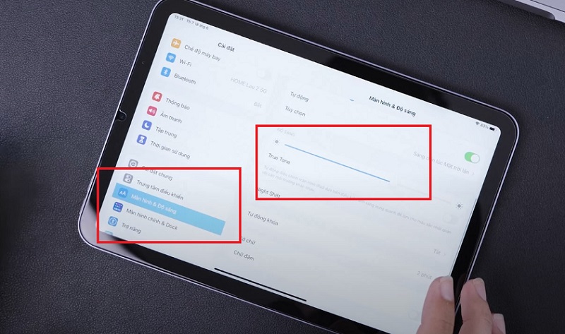 Tăng thời gian sử dụng pin iPad Air bằng cách diều chỉnh độ sáng phù hợp