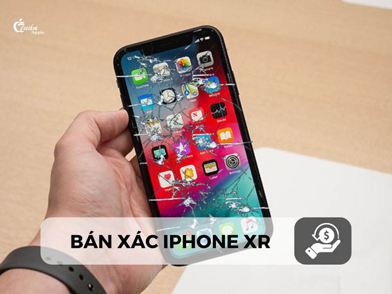 Bán xác iPhone XR dính icloud, hư màn hình, mất FaceID
