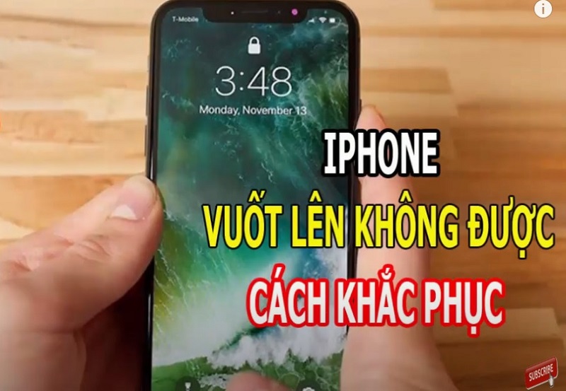 Dấu hiệu nhận biết iPhone không vuốt được từ dưới lên