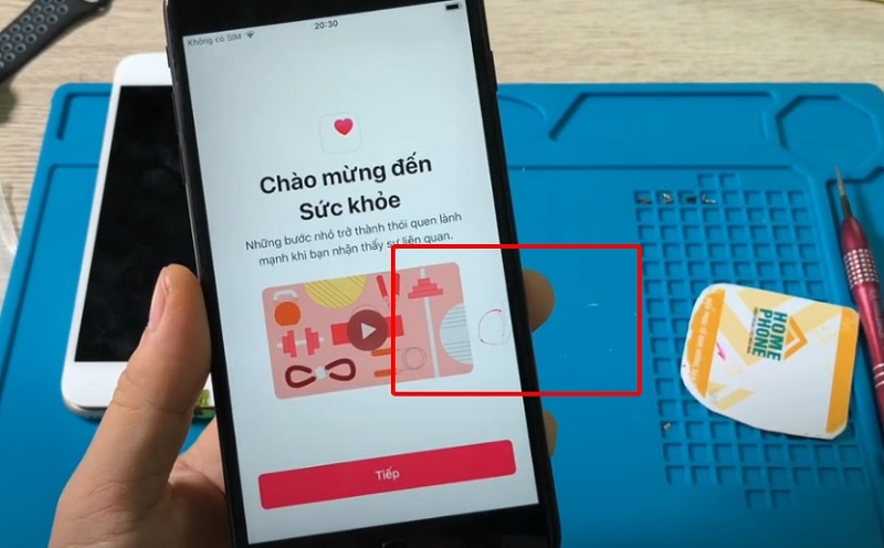 Cách kiểm tra nhanh màn hình iPhone bị phản quang