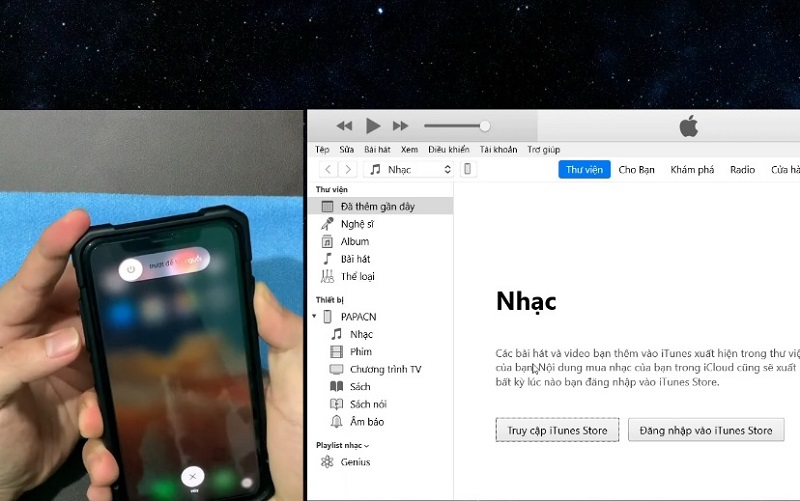 Khắc phục iPhone bị đen màn hình nhưng vẫn có tiếng bằng cách Restore máy qua Recovery Mode