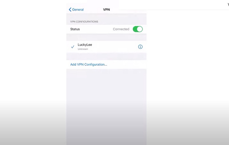 Khắc phục lỗi tự ngắt kết nối wifi trên iPhone bằng cách kiểm tra VPN trên iPhone