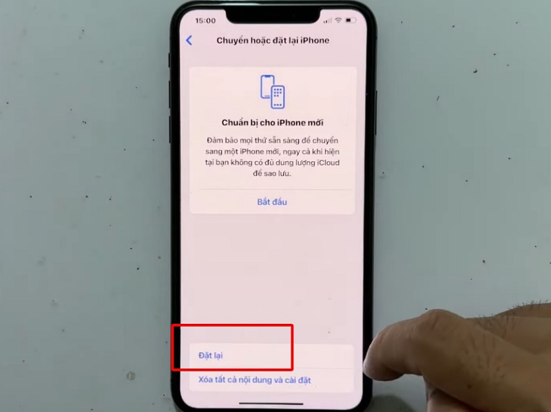 Đặt lại tất cả cài đặt khi iPhone 11 bị đơ màn hình