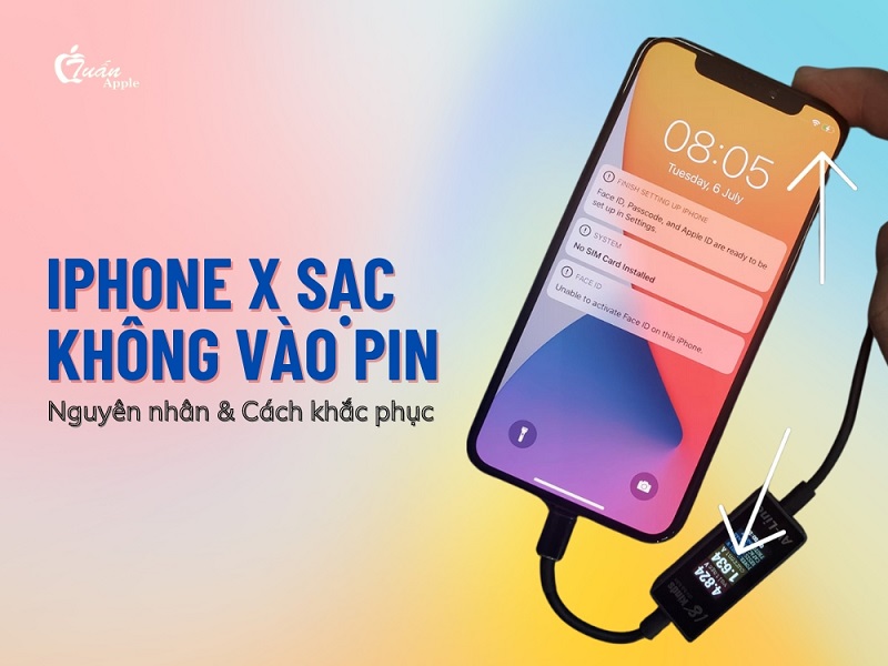 iPhone X sạc không vào pin: Nguyên nhân và cách khắc phục