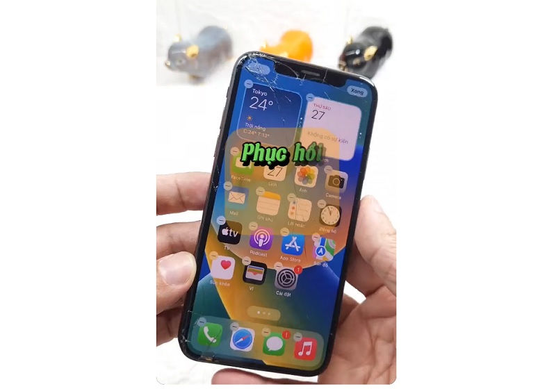 Vỡ màn hình iPhone XS Max có sao không?