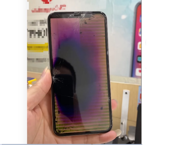 Nhận biết iPhone XS Max bị vỡ màn hình
