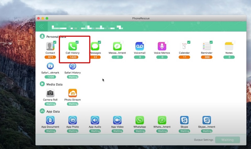 Cách khôi phục cuộc gọi đã xoá trên iPhone sử dụng phần mềm Phonerescue