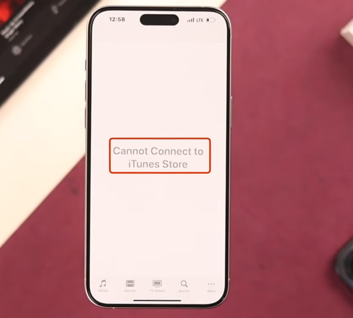Dấu hiệu lỗi 14 khi Restore iPhone