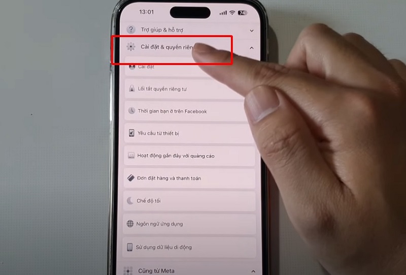 Khắc phục lỗi Facebook không load được bảng tin trên iPhone bằng cách xóa dữ liệu Facebook trên iPhone